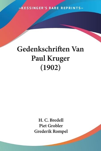 Gedenkschriften Van Paul Kruger (1902)