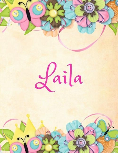 Laila: Personalized Name Journal Composition Notebook