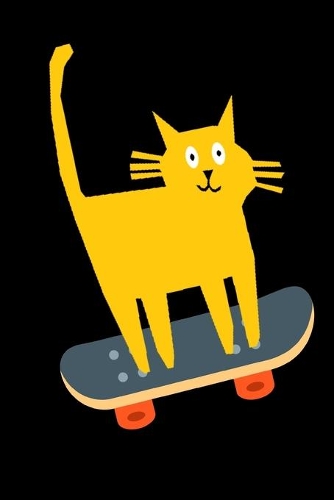 Cat Skateboarding Notebook Journal 120 College Ruled Pages 6 X 9
