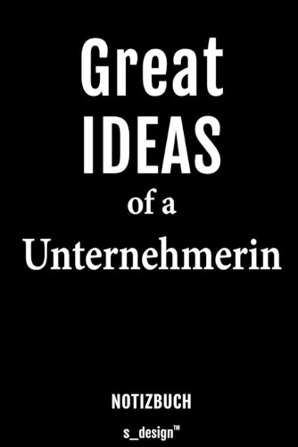 Notizbuch für Unternehmer / Unternehmerin