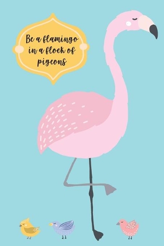 Flamingo Lined Journal, 6 x 9, 120 pages