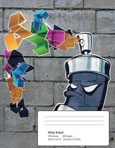 Colorful Graffiti Composition Book