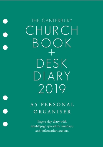The Canterbury Church Book & Desk Diary 2019 A5 Personal Organiser Edition