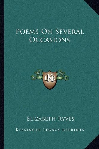 Poems on Several Occasions