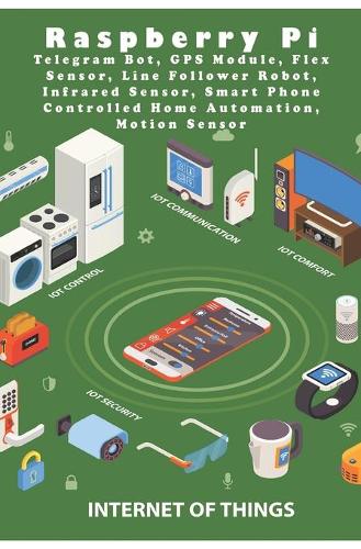 Raspberry Pi Telegram Bot, GPS Module, Flex Sensor, Line Follower Robot, Infrared Sensor, Smart Phone Controlled Home Automation, Motion Sensor