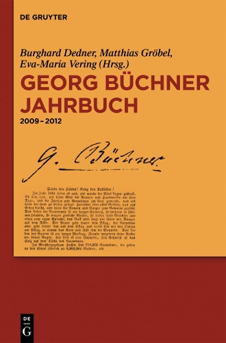 Georg Büchner Jahrbuch, Band 12, Georg Büchner Jahrbuch: (Georg Buchner Jahrbuch)