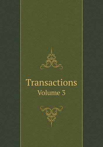 Transactions Volume 3