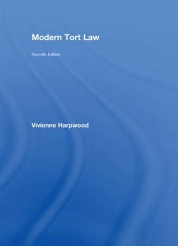 Modern Tort Law