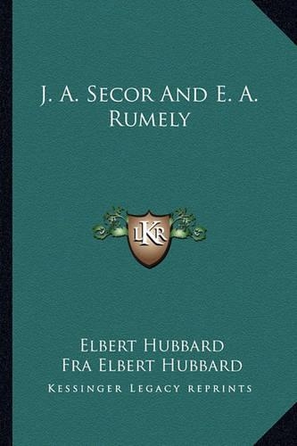 J. A. Secor And E. A. Rumely: (English)