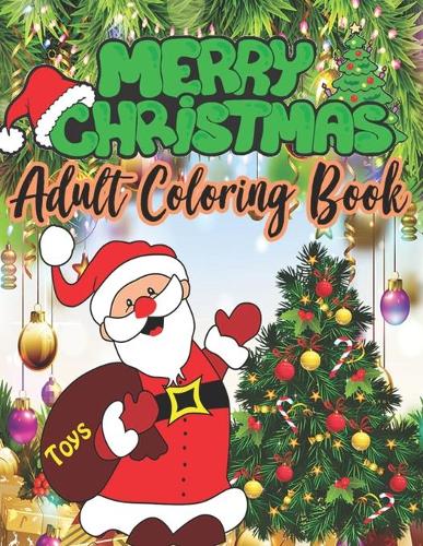 Merry Christmas Adult Coloring Book