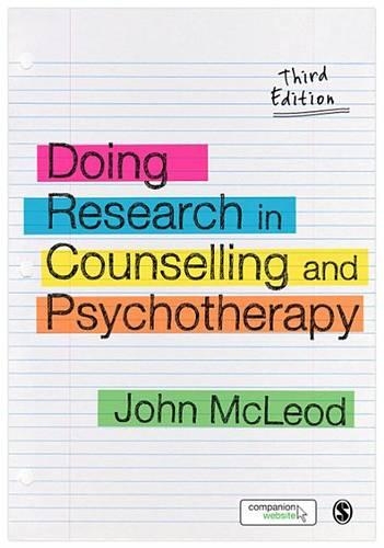 Doing Research in Counselling and Psychotherapy