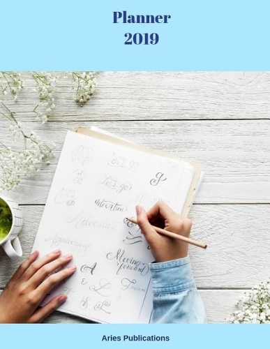 Planner, 2019: Large Sized: 8.5x11 Inches: One Lined Page Per Date