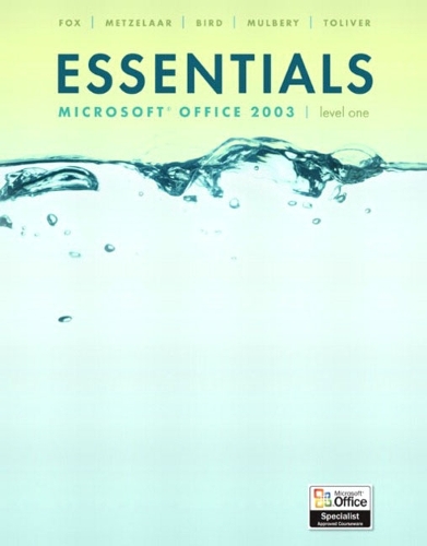 Essentials: Microsoft Word 2003 Level 1