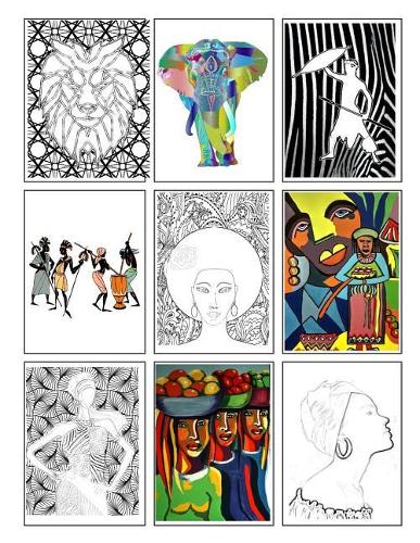 Coloring Book of African Art