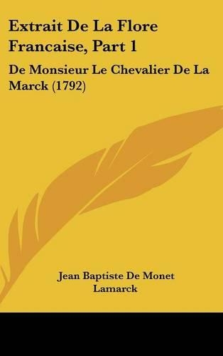 Extrait de La Flore Francaise, Part 1