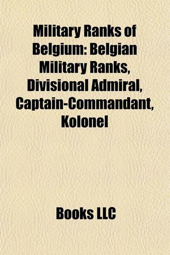 Military Ranks of Belgium
