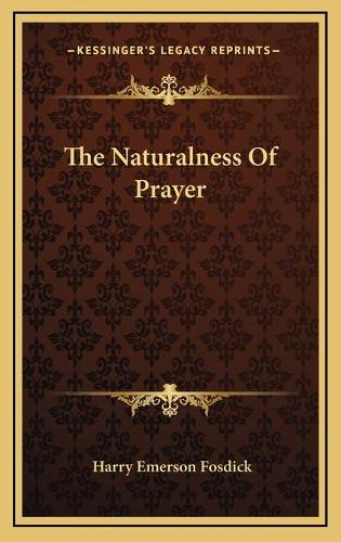 The Naturalness Of Prayer