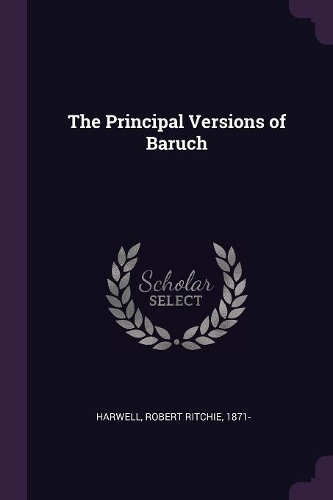 The Principal Versions of Baruch
