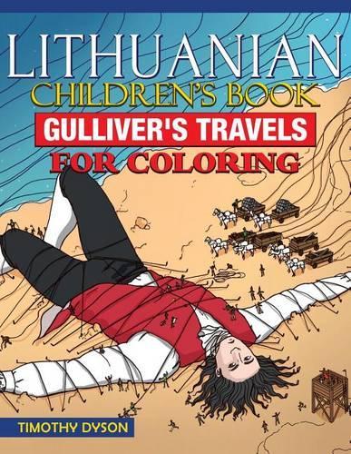 Lithuanian Children's Book: Gulliver's Travels for Coloring(English)