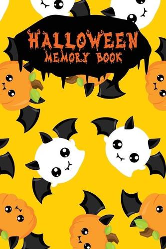 Halloween Memory Book: An Activity Book for Kids to Record Their Halloween Day - Coloring - Drawing - Journaling - Ghost Bat 2(Trick or Treat)