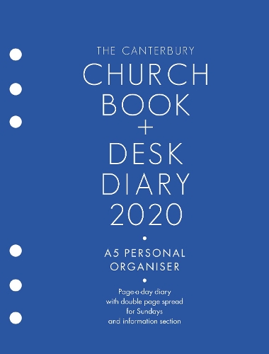 The Canterbury Church Book & Desk Diary 2020 A5 Personal Organiser Edition