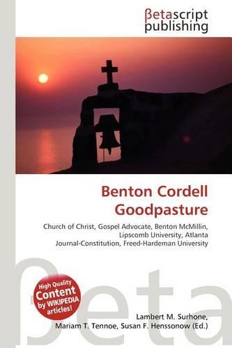 Benton Cordell Goodpasture