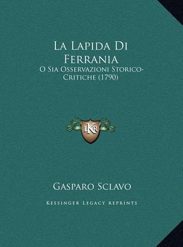 La Lapida Di Ferrania