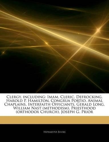 Articles on Clergy, Including