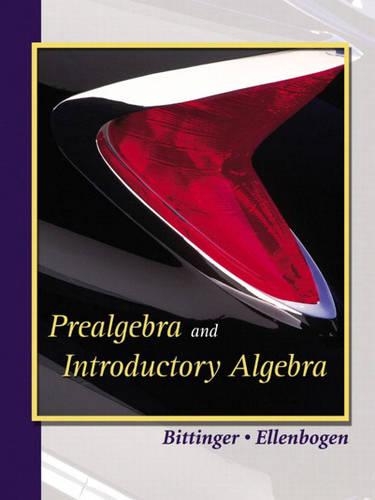Prealgebra and Introductory Algebra