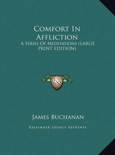 Comfort in Affliction