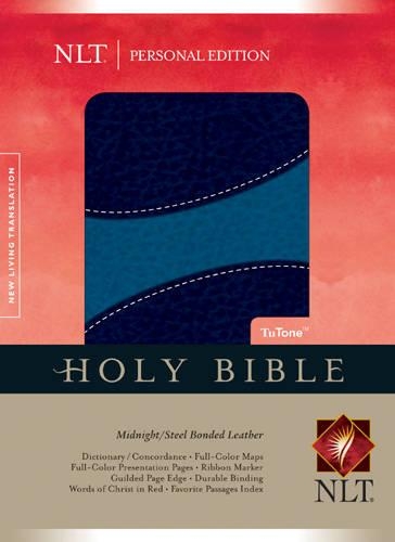 Personal Bible-NLT: New Living Transelation, Midnight/Steel, Bonded Leather, Personal(Personal Edition Bibles)