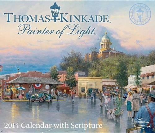 Kinkade Painter of Light with Scripture 2014 Box Calendar