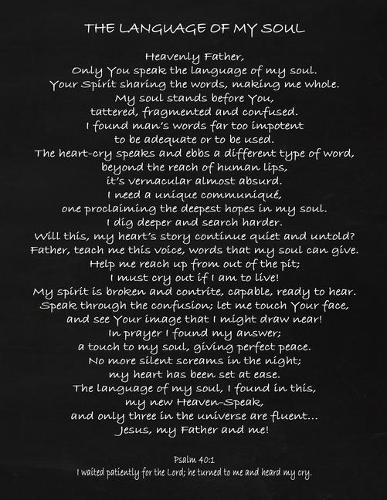 The Language Of My Soul