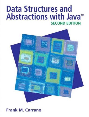 Data Structures and Abstractions with Java: United States Edition