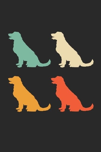 Golden Retriever Notebook - Retro Golden Retriever Journal - Vintage Golden Retriever Diary