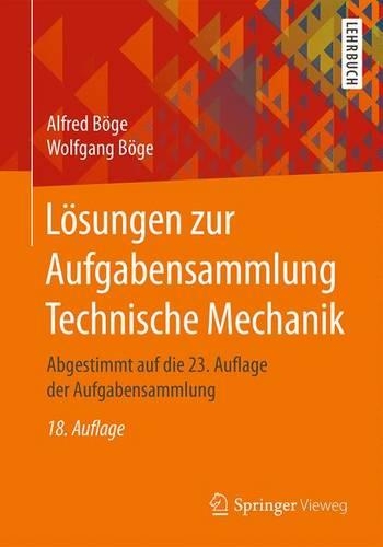 Lösungen Zur Aufgabensammlung Technische Mechanik