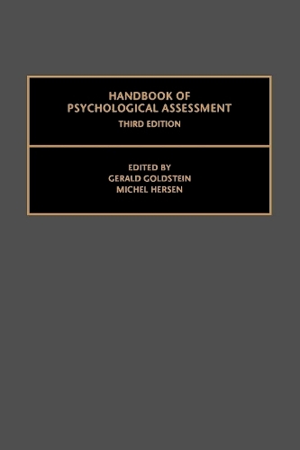 Handbook of Psychological Assessment