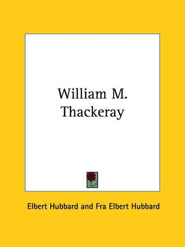 William M. Thackeray: (English)