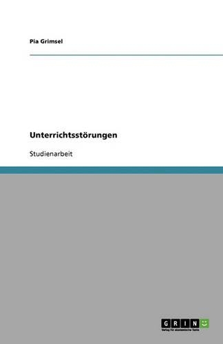 Unterrichtsstörungen