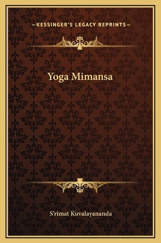 Yoga Mimansa