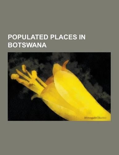 Populated Places in Botswana