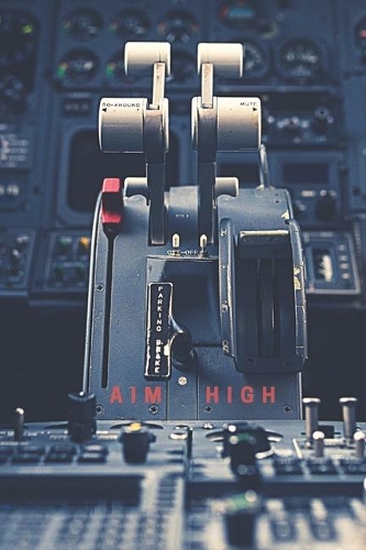 Airplane Aim High Collection Travel Lined Journal, Volume 6, College Ruled Notebook, Softcover Writing Notepad Gift, 120 Pages: (Aim High)