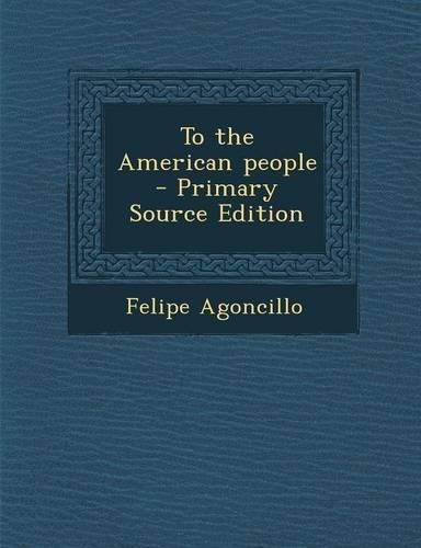 To the American People