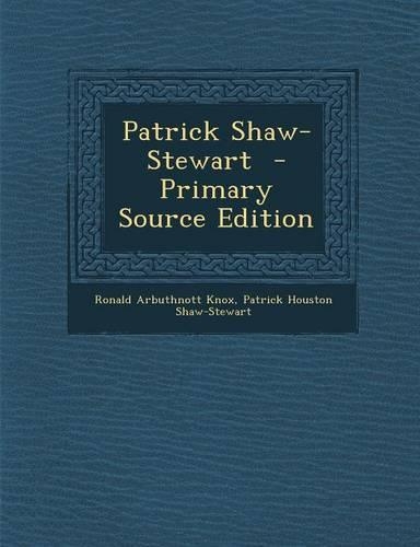 Patrick Shaw-Stewart
