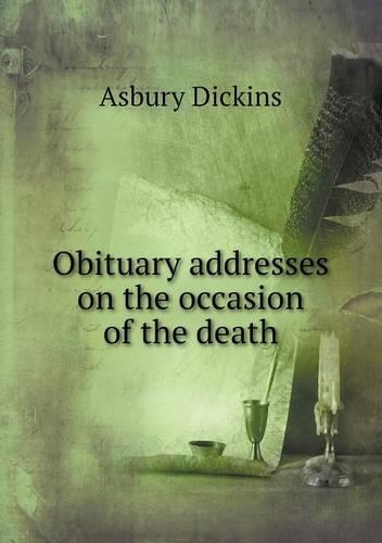 Obituary addresses on the occasion of the death