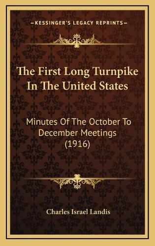 The First Long Turnpike In The United States