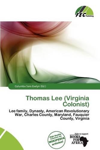 Thomas Lee (Virginia Colonist)
