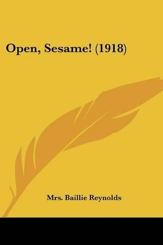 Open, Sesame! (1918): (English)