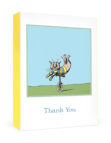 Edward Gorey: Unicycle Cat Boxed Thank You Notes