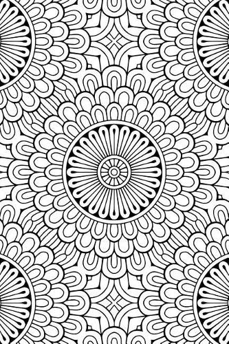 Floral Pattern - Color My Cover Journal